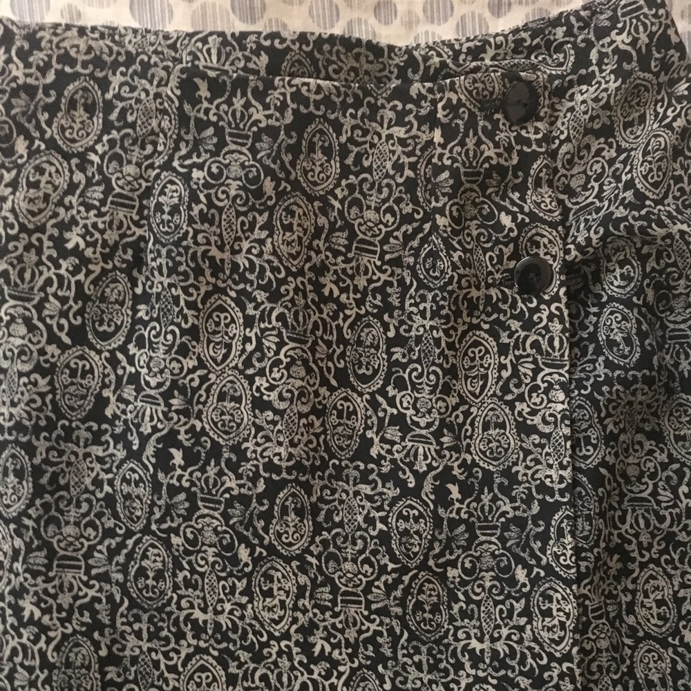 Vintage CRISTINA long flowing button down skirt